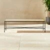 Pavilion Travertine Outdoor Coffee Table Model 6511