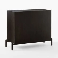 Perch Lacquered Linen File Cabinet -Optimal Furniture Store PerchFileCredenza3QBSSS23