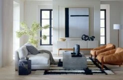 High Gloss Black Rectangle Tray -Optimal Furniture Store PiazzaCollectionJerseyJN20 2