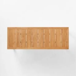 Pinet Teak Outdoor Dining Table 9' -Optimal Furniture Store PinetTeak9inDiningTblTOPSSS23