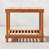 Pinet Teak Outdoor Side Table