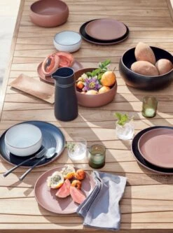 Bolt Grey Linen Napkin Set Of 4 -Optimal Furniture Store PitchBlackPitcherOLB20