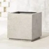 Playa Square Grey Stone Indoor/Outdoor Planter Large