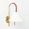 Pogo Brass And Cane Wall Sconce