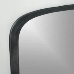 Ponder Large Black Wall Mirror 48"x34" 7 Ponder Large Black Wall Mirror 48"x34" -Optimal Furniture Store PonderBlkMrr48x34inAV2SHF22