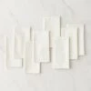 Poplin Ivory Cloth Napkins Set Of 8