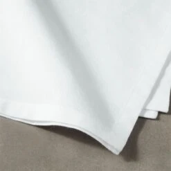Poplin White Cloth Napkins Set Of 8 -Optimal Furniture Store PoplinWhiteNapkinRO2F18