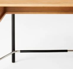 Portofino Cerused White Oak Wood Desk -Optimal Furniture Store PortofinoCerusedOakDeskAV2SSF22