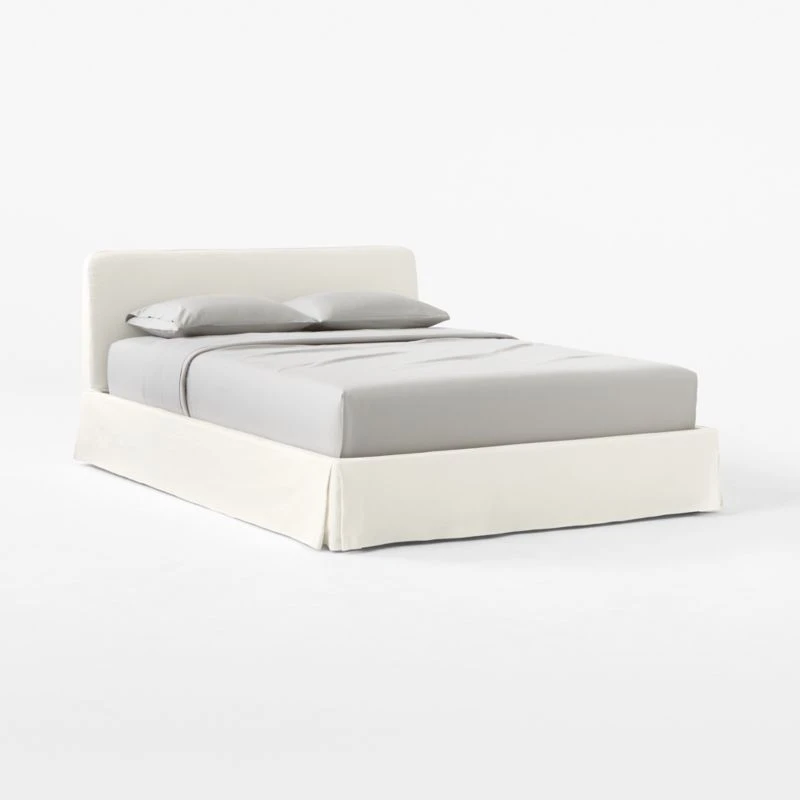 Pullover Slipcover Queen Sateen Queen Bed 3 Pullover Slipcover Queen Sateen Queen Bed - Image 3