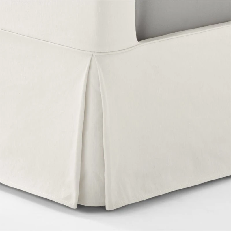 Pullover Slipcover Queen Sateen Queen Bed 6 Pullover Slipcover Queen Sateen Queen Bed - Image 6