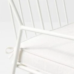 Pavilion Ivory Outdoor Dining Armchair With Ivory Sunbrella Cushion Model 6470 -Optimal Furniture Store PvlnIvDngChrWIvyChM6470AVSSS22