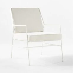 Pavilion Ivory Metal Outdoor Lounge Chair With Ivory Cushion Model 6471 8 Pavilion Ivory Metal Outdoor Lounge Chair With Ivory Cushion Model 6471 -Optimal Furniture Store PvlnIvLngChrWIvChM64713QSSS22