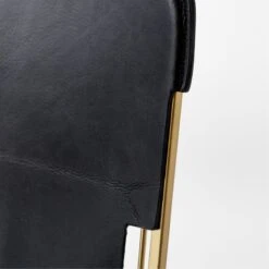 Rake Black Chair Set Of 4 -Optimal Furniture Store RakeBrassChairAVSSS23