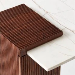 Reach White Marble-Top Desk 15 Reach White Marble-Top Desk -Optimal Furniture Store ReachMarbleNAshDeskAVSSS23