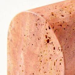 Red Travertine Arched Bookend -Optimal Furniture Store RedTrvrtnArchBookendAVSHS23