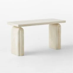 Remoli Swirled Cream Resin Desk -Optimal Furniture Store RemoliResinDesk3QBSSS23