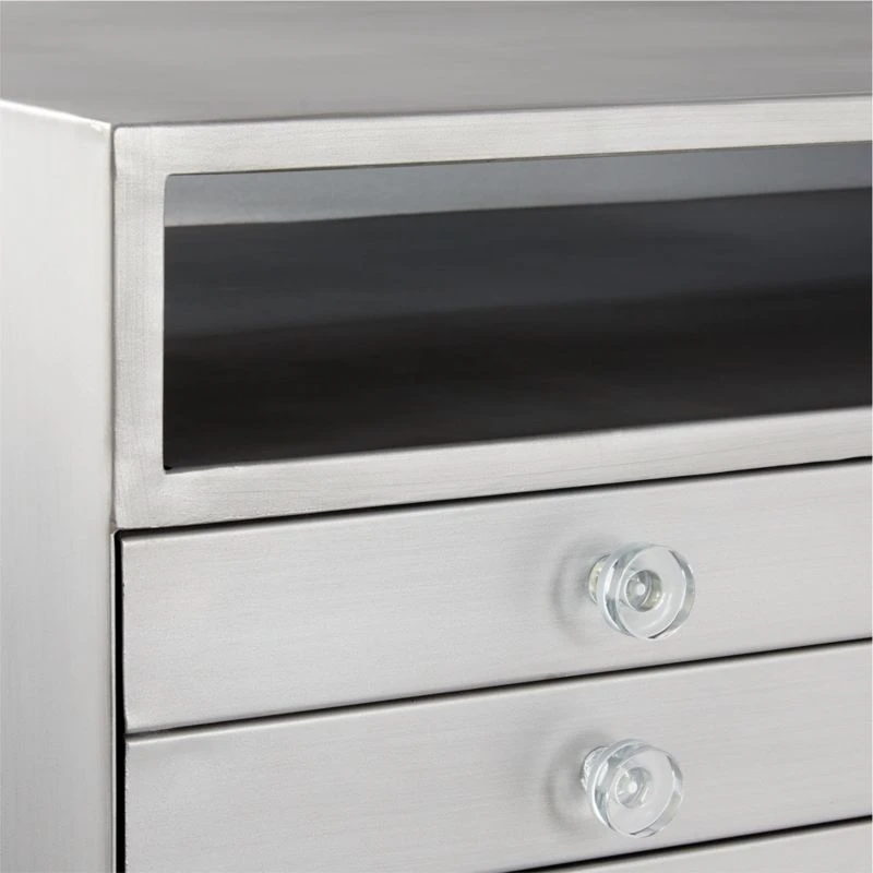 Renzo Steel 3-Drawer File Cabinet 10 Renzo Steel 3-Drawer File Cabinet - Image 10