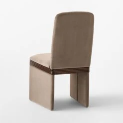 Rhodes Taupe Upholstered Velvet Dining Chair -Optimal Furniture Store RhodesTpVltUphlsdDngChr3QBSSF21