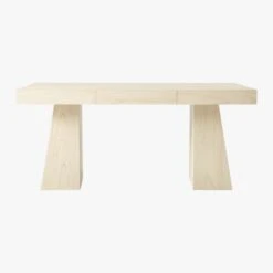 Ridge Bleached Oak Desk With Drawer -Optimal Furniture Store RidgeBleachedOakDeskSOF19