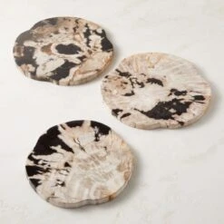 Ring Petrified Wood Serving Board -Optimal Furniture Store RingPtrfdWdServingBoardSHS23