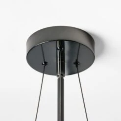 Risette Black Chrome And Crystal Chandelier -Optimal Furniture Store RisetteCrystBkChrmChndlrAVSSS23