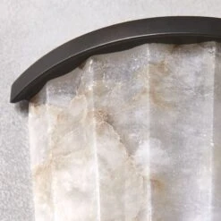 Riva Alabaster Outdoor Wall Sconce Light -Optimal Furniture Store RivaAlbstrOtdrSconceAVSHS23