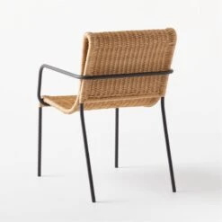 Rizo Faux Rattan Dining Armchair Chair Set Of 4 -Optimal Furniture Store RizoDiningChair3QBSSS21 1