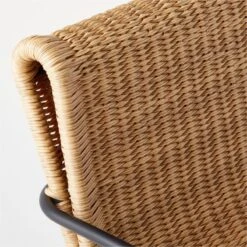 Rizo Faux Rattan Outdoor Dining Armchair Chair -Optimal Furniture Store RizoDiningChairAVSSS21