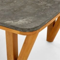 Roc Bluestone And Teak Outdoor Dining Table -Optimal Furniture Store RocDiningTableAVSSS23