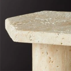 Roca Travertine Pillar Candle Stands -Optimal Furniture Store RocaTrvrtnCandleStandLgAVSHF21