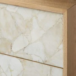 Rocca 2-Drawer Agate And White Oak Wood Nightstand -Optimal Furniture Store RoccaStnDrwrNightstandAVSSF22