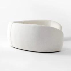 Roma Curved 3-Piece White Performance Fabric Sectional Sofa -Optimal Furniture Store RomaWht3PcSectSDSSS22