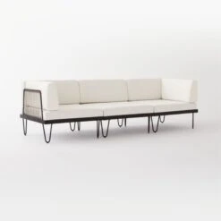 Rossi 3-Piece Outdoor Sectional Sofa With Metal Frame -Optimal Furniture Store Rossi3PcSect3QSSS21