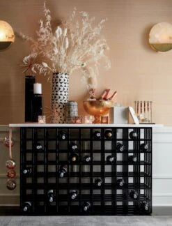 4-Piece Bamboo Bar Tool Set With Stand -Optimal Furniture Store RozuWhiteMarbleConsoleTableNV19