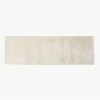 Rumiere Handloomed Ivory Viscose Runner Rug 2.5'x8'