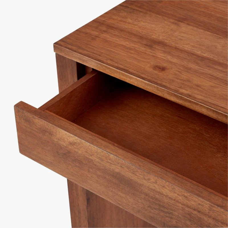 Runway 2-Drawer Acacia Wood Desk 7 Runway 2-Drawer Acacia Wood Desk - Image 7