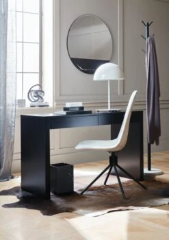 Boulevard Black And Marble Coat Rack -Optimal Furniture Store RunwayMatteBlackDeskJN19