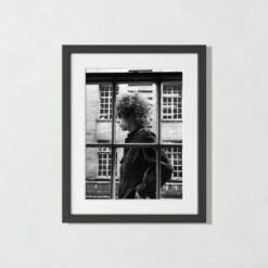 'Bob Dylan, 1966' Photographic Print In Black Frame 17.5"x21.5"