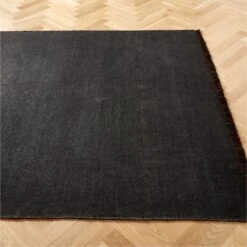 Sante Linen Charcoal Area Rug 6'x9' 4 Sante Linen Charcoal Area Rug 6'x9' -Optimal Furniture Store SanteLnnChrcRug8x10SHF22