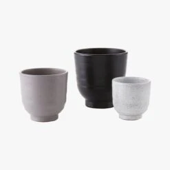 Santino Terracotta Indoor Planter Set Of 3 -Optimal Furniture Store SantinoPlantersS3F19