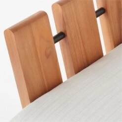 Seahaven Teak Outdoor Lounge Chair With Sand Perennials® Cushions -Optimal Furniture Store SeahavenSandSofaAVSSS22