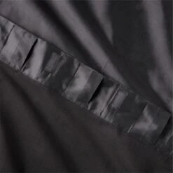 Seda Black Dupioni Silk Window Curtain Panel 48''x84'' -Optimal Furniture Store SedaBlackSilkDp96PnlAV3SHS23