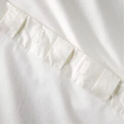 Seda Bright White Dupioni Silk Window Curtain Panel 48''x84'' -Optimal Furniture Store SedaBrtWhtSilkDp96PnlAV3SHS23