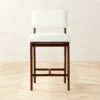 Selby White Upholstered Counter Stool Set Of 2