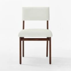 Selby White Upholstered Dining Chair -Optimal Furniture Store SelbySnowDiningChairSOSSF22 1