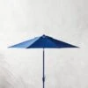 Shadow Round Cobalt Umbrella Shade With Pole