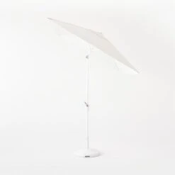 Shadow Rectangular White Outdoor Patio Umbrella With Base -Optimal Furniture Store ShadowRectUmbrellaWhtIIAVSSS21