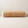Light Brown Sheepskin Fur Bolster Pillow