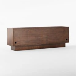 Shutter High-Gloss Walnut Wood Media Console 14 Shutter High-Gloss Walnut Wood Media Console -Optimal Furniture Store ShutterMediaCredenza3QBSSS23