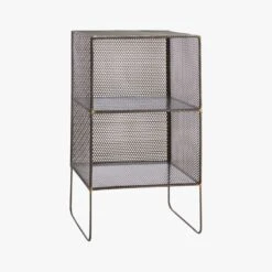 Sift Gunmetal Side Table -Optimal Furniture Store Sift2StoryTowerF14